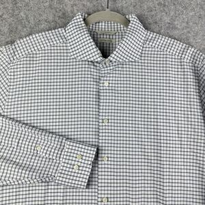 Suitsupply Shirt Mens 46 18 Slim Fit Egyptian Cotton Tessitura Monti Cutaway*